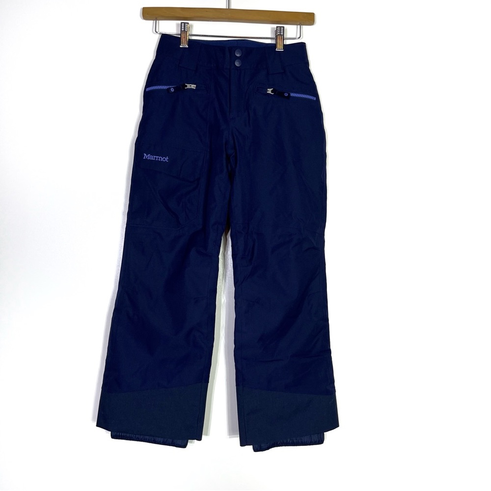 Marmot Unisex Kids Children's Snow Pants Skiing Blue Insulated Waterproof M